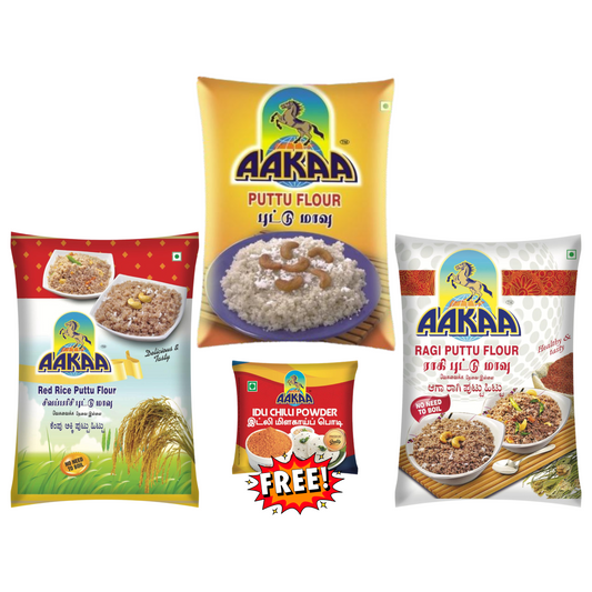 Combo 6: Puttu Flour Trio