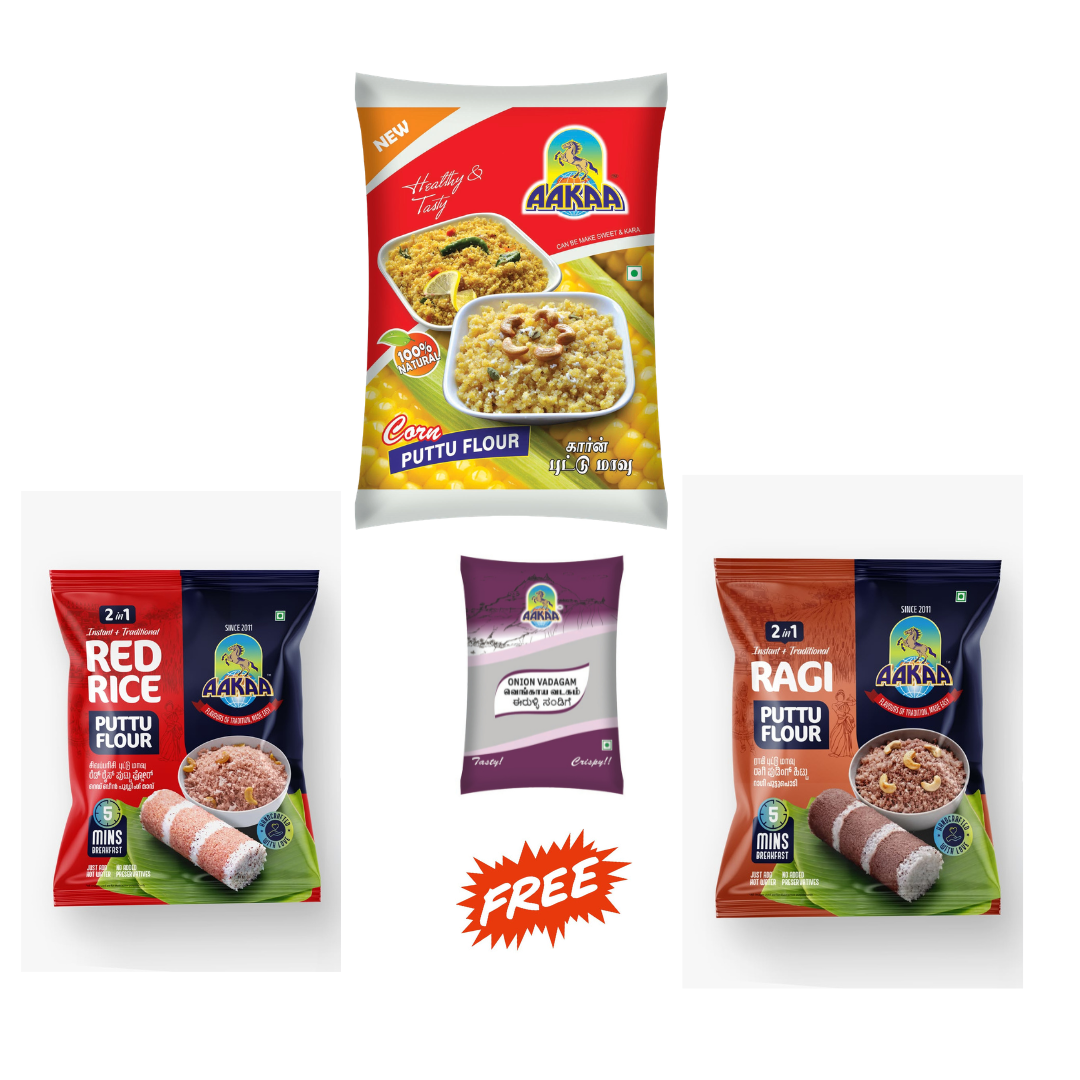 Combo 8: Nutri Puttu Flour Trio