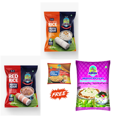 Combo 7: Classic & Millet Puttu Flour Combo