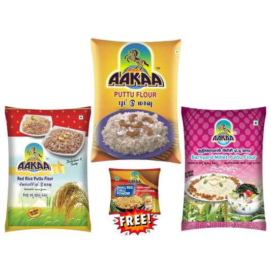 Combo 7: Classic & Millet Puttu Flour Combo